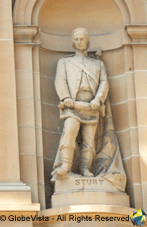 Charles Sturt statue